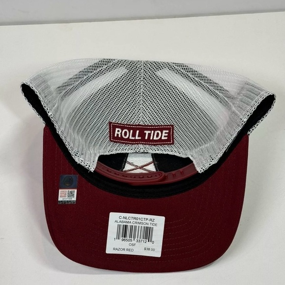 NWT Alabama Crimson Tide ‘47 Brand Red Trucker Snapback Mesh Hat Cap OSFA 🏈 (A1) - Picture 4 of 5